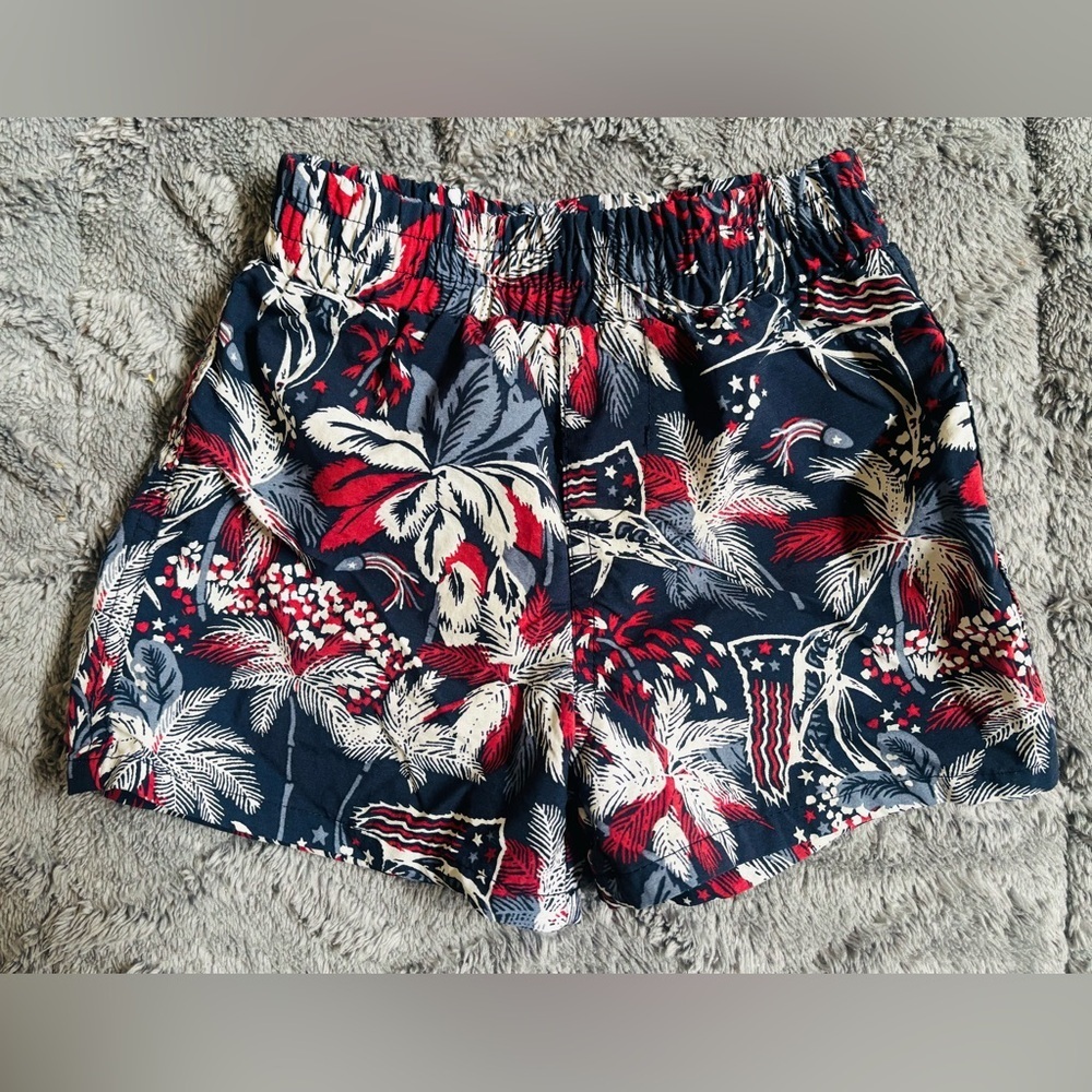Columbia Youth PFG Super Backcast Shorts  Navy Firework Fishin Theme Size: 3T